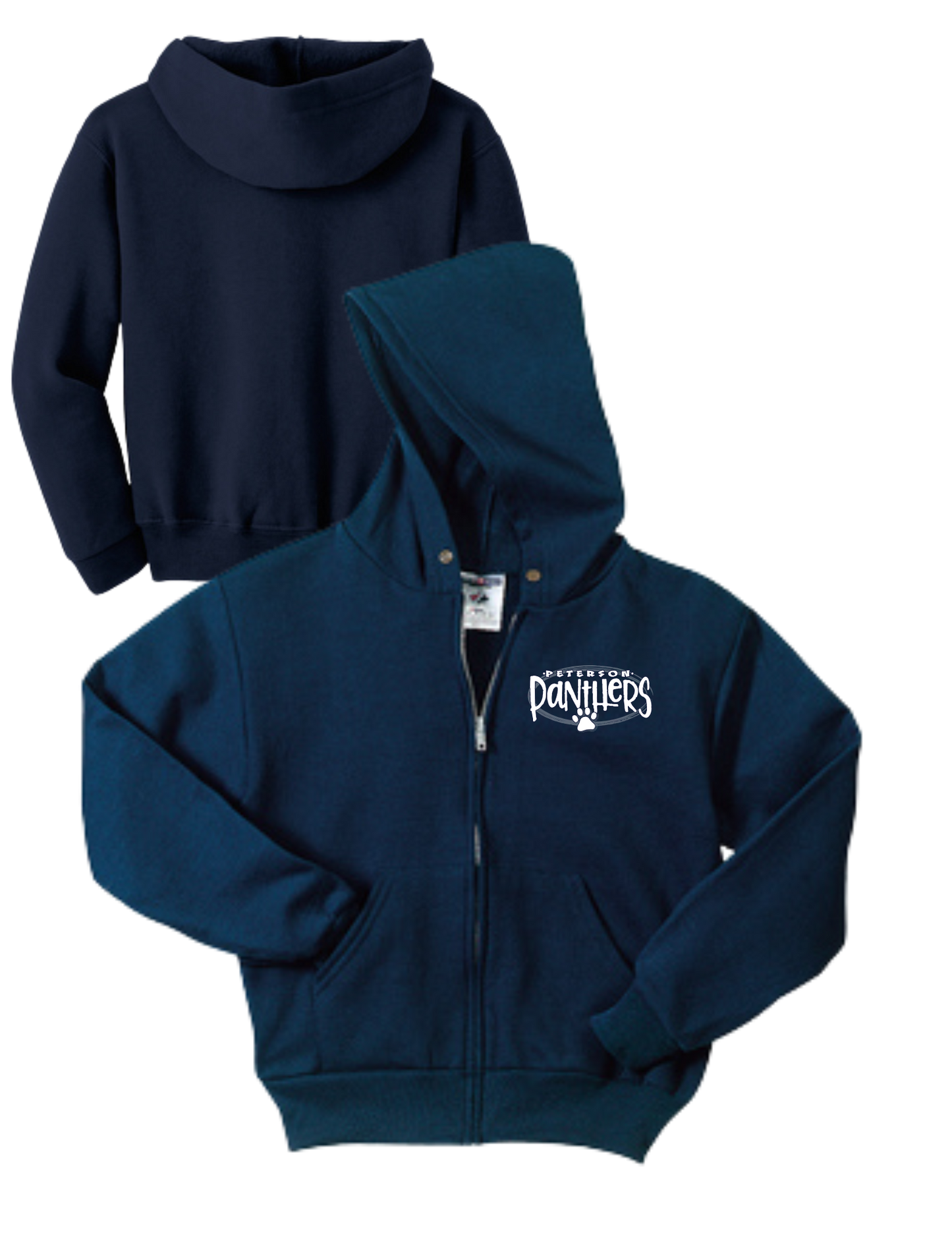 Youth Full-Zip Hooded Sweatshirt