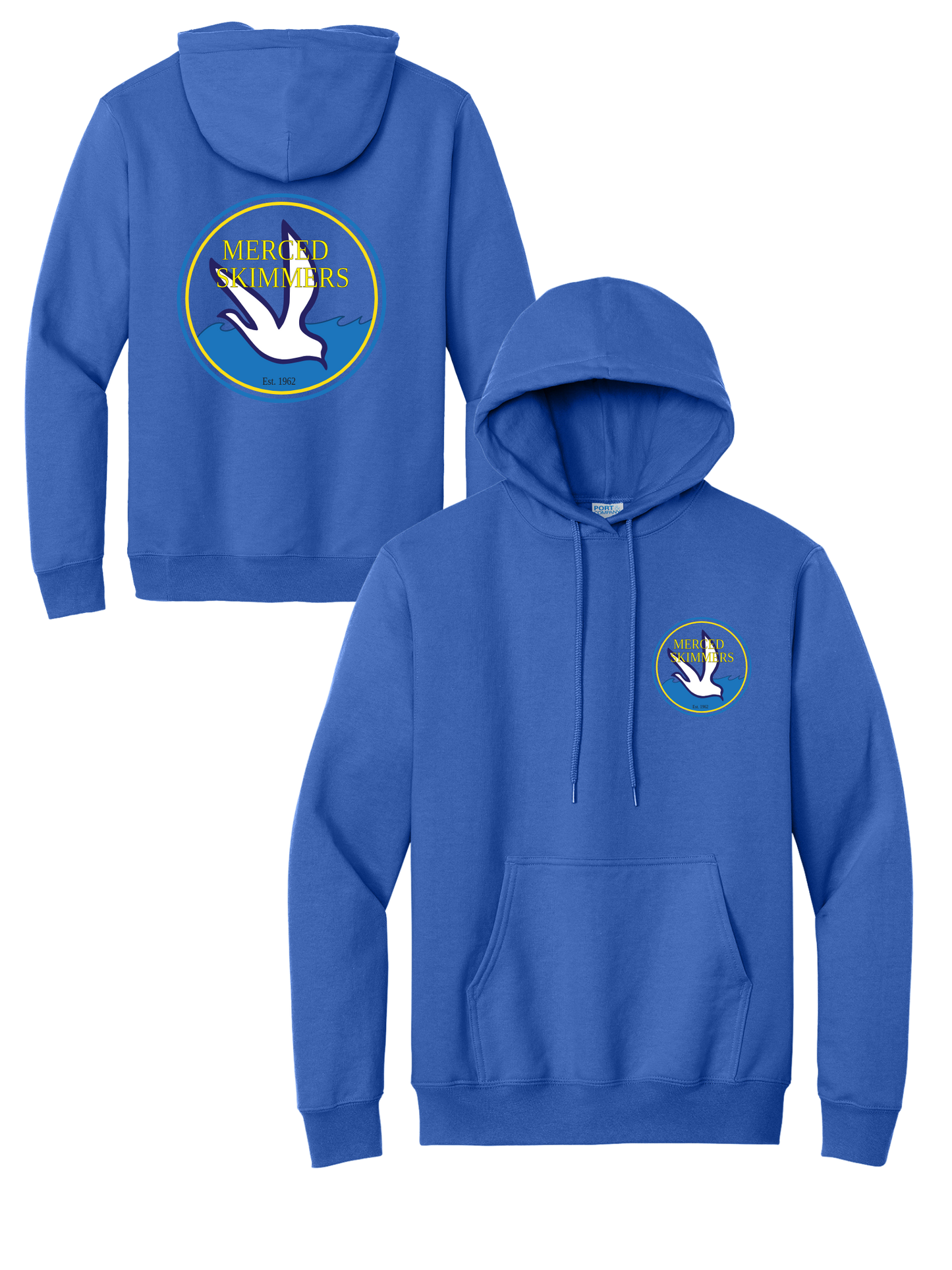 Skimmers Adult Fleece Pullover Hoodie