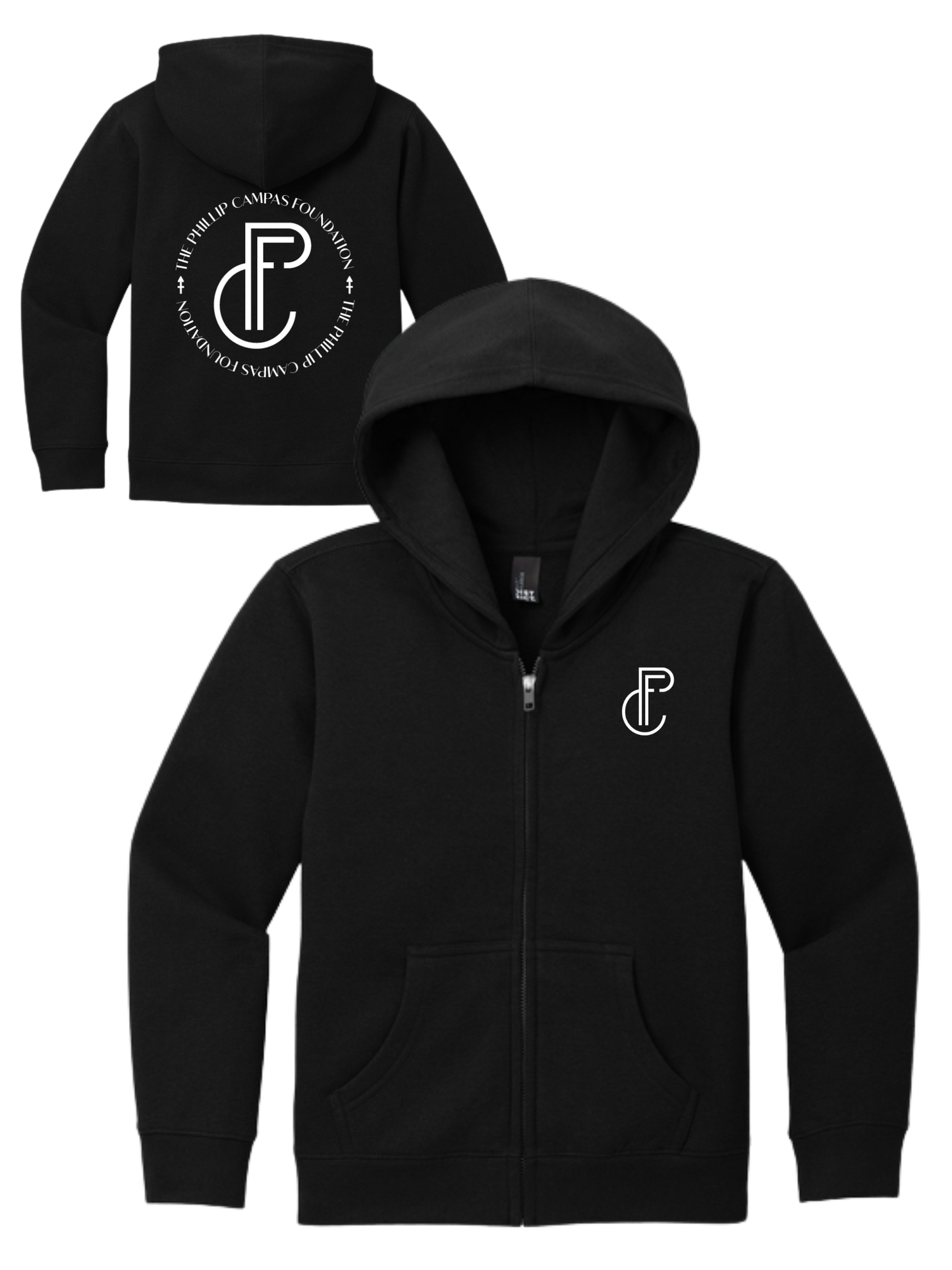 Youth Full Zip-Up Hoodie