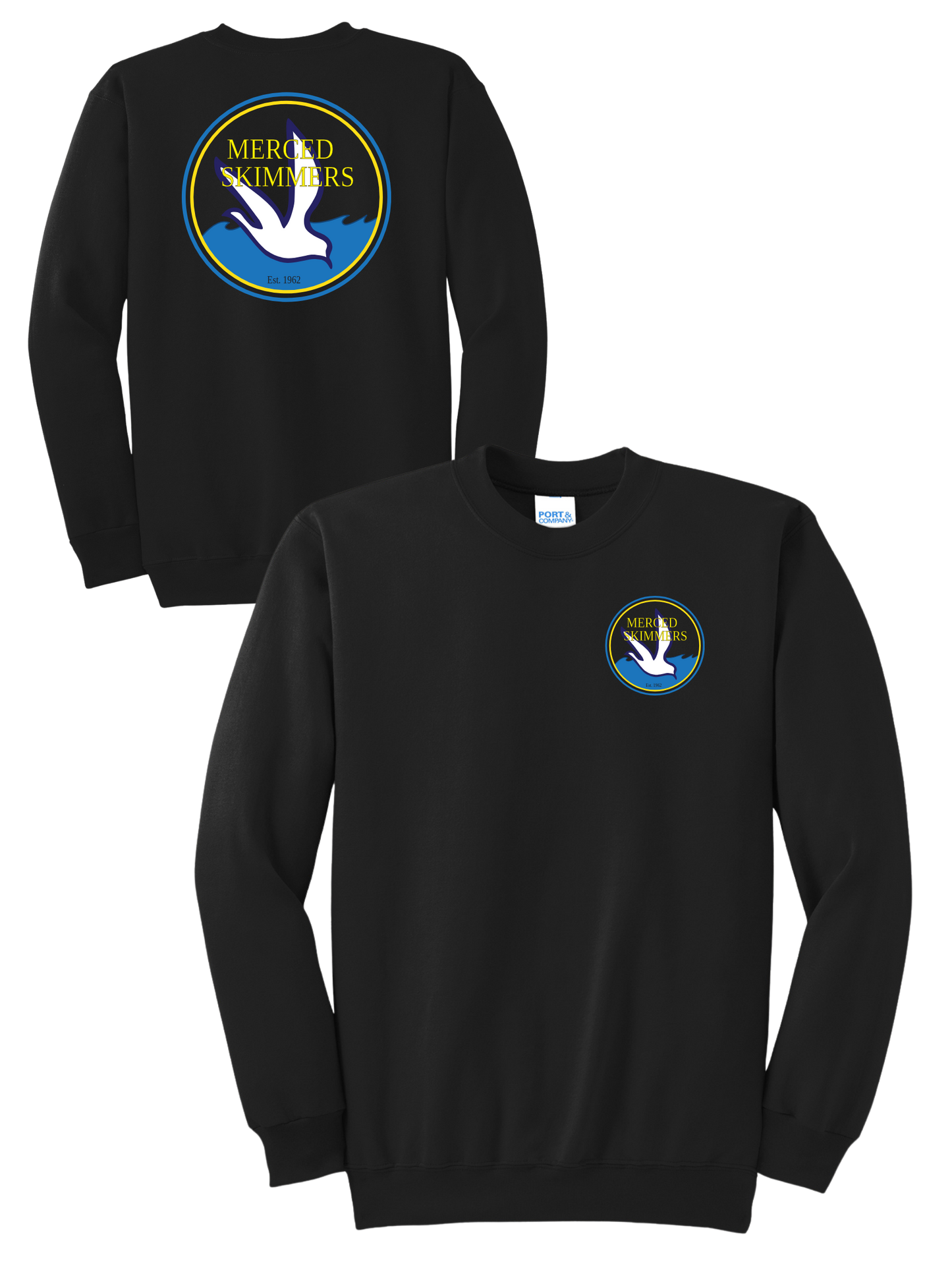 Skimmers Adult Fleece Crewneck Sweatshirt