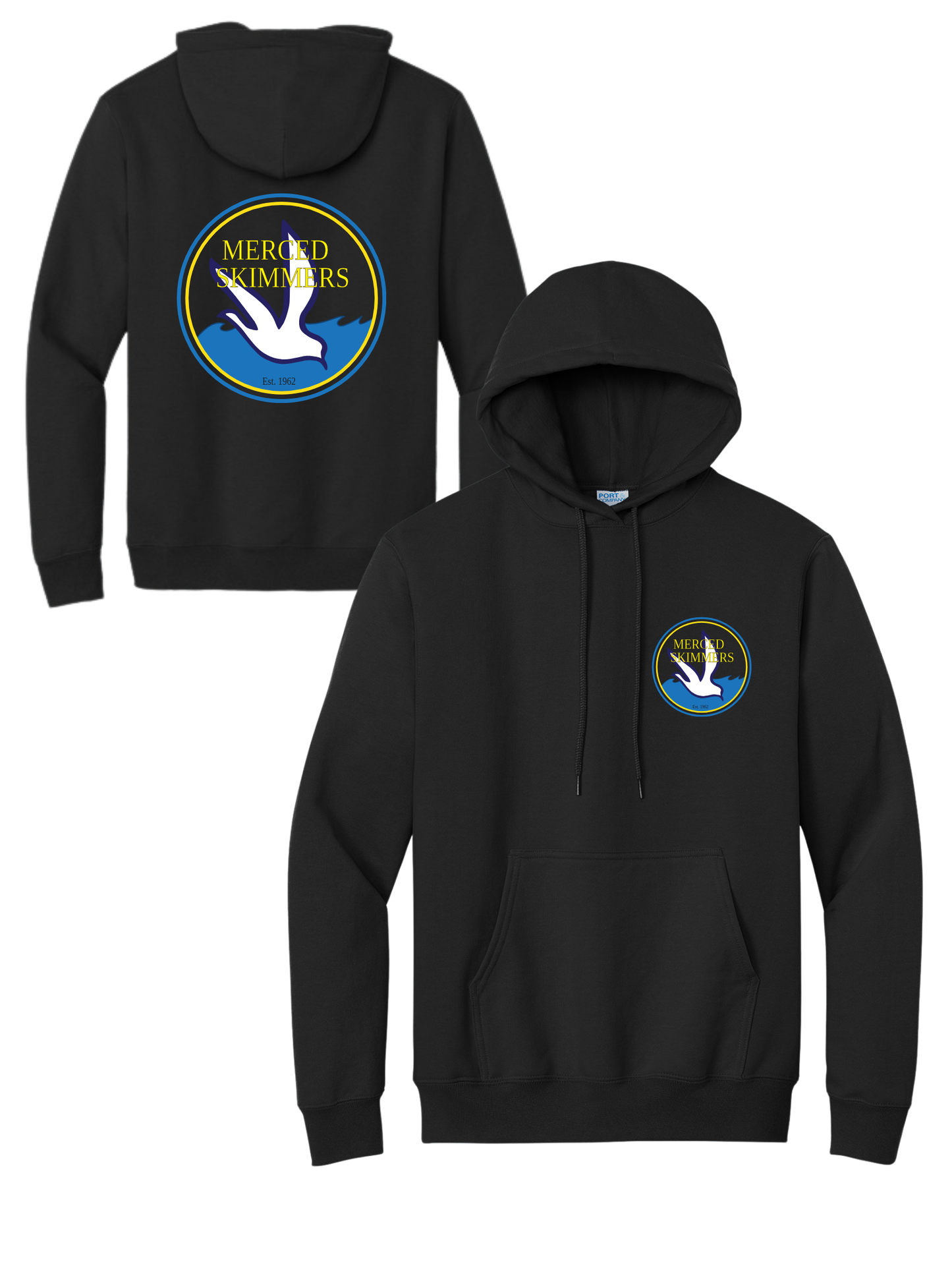 Skimmers Adult Fleece Pullover Hoodie