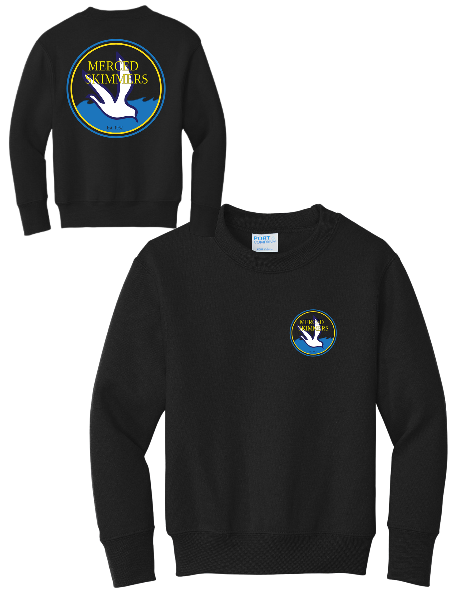 Skimmers Youth Core Fleece Crewneck Sweatshirt
