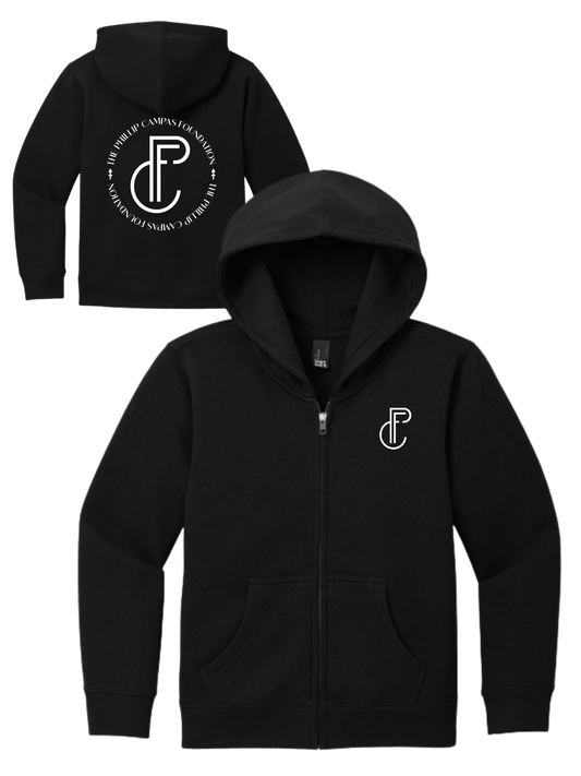 Youth Full Zip-Up Hoodie
